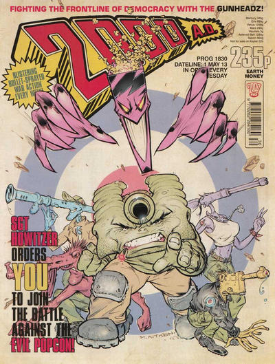 Cover for 2000 AD (Rebellion, 2001 series) #1830