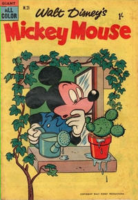 Cover Thumbnail for Walt Disney's Mickey Mouse (W. G. Publications; Wogan Publications, 1956 series) #21