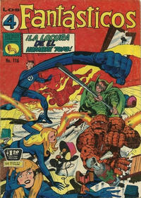 Cover Thumbnail for Los 4 Fantásticos (Editora de Periódicos, S. C. L. "La Prensa", 1962 series) #116