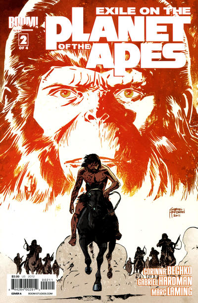 Cover for Exile on the Planet of the Apes (Boom! Studios, 2012 series) #2 [Cover A Gabriel Hardman]