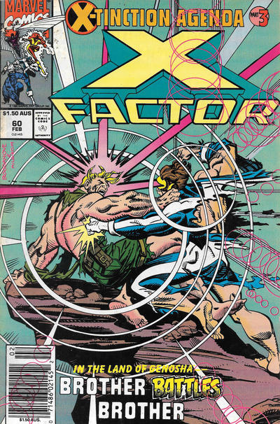 Cover for X-Factor (Marvel, 1986 series) #60 [Australian]