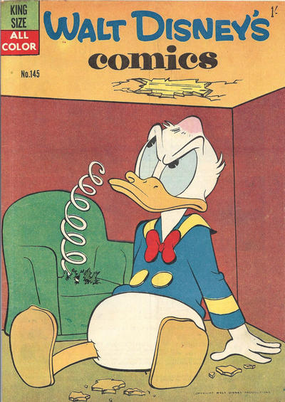 Cover for Walt Disney's Comics (W. G. Publications; Wogan Publications, 1946 series) #145