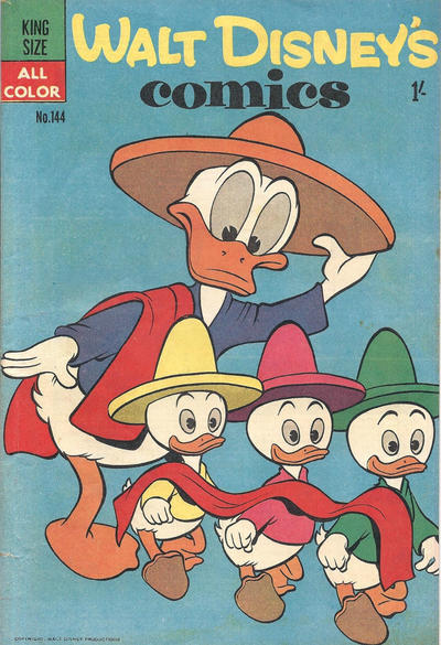 Cover for Walt Disney's Comics (W. G. Publications; Wogan Publications, 1946 series) #144