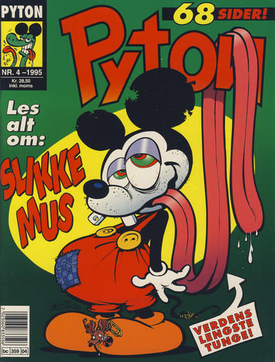 Cover for Pyton (Bladkompaniet / Schibsted, 1988 series) #4/1995