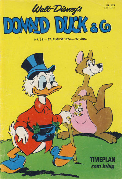 Cover for Donald Duck & Co (Hjemmet / Egmont, 1948 series) #35/1974