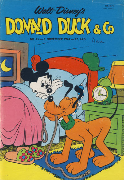 Cover for Donald Duck & Co (Hjemmet / Egmont, 1948 series) #45/1974