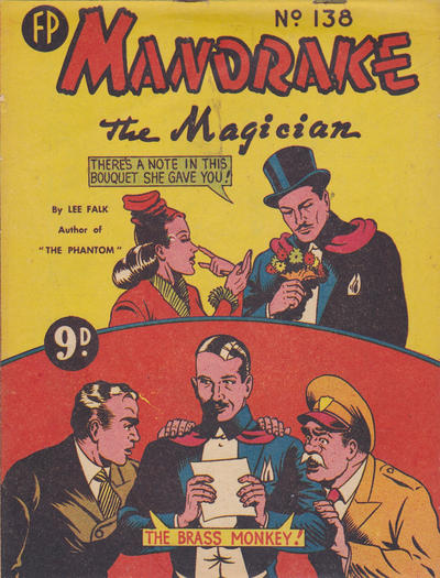 Cover for Mandrake the Magician (Feature Productions, 1950 ? series) #138