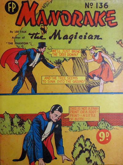Cover for Mandrake the Magician (Feature Productions, 1950 ? series) #136