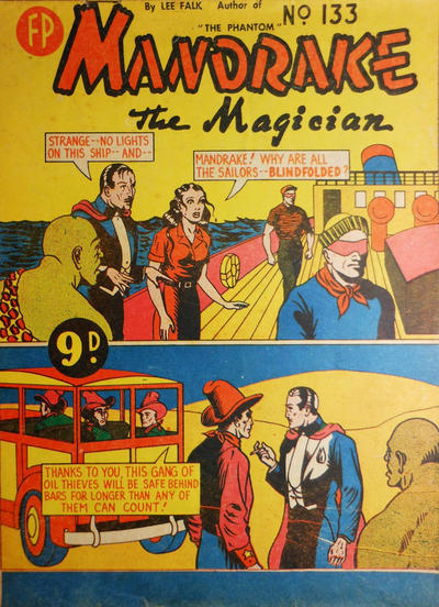 Cover for Mandrake the Magician (Feature Productions, 1950 ? series) #133