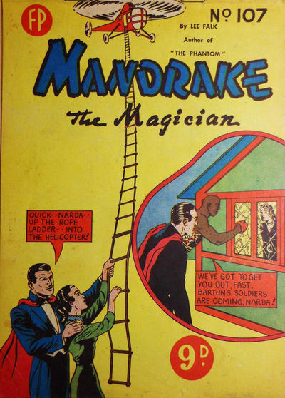 Cover for Mandrake the Magician (Feature Productions, 1950 ? series) #107