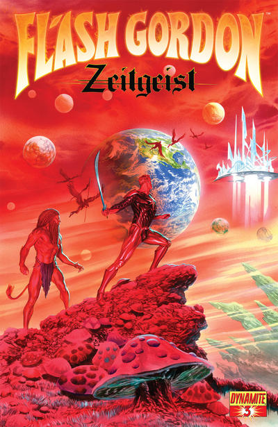 Cover for Flash Gordon: Zeitgeist (Dynamite Entertainment, 2011 series) #3 [Cover A (75%) Alex Ross]