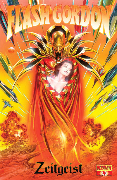Cover for Flash Gordon: Zeitgeist (Dynamite Entertainment, 2011 series) #4 [Cover A (75%) Alex Ross]