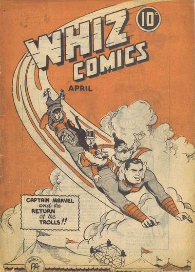 Cover for Whiz Comics (Anglo-American Publishing Company Limited, 1941 series) #v2#4