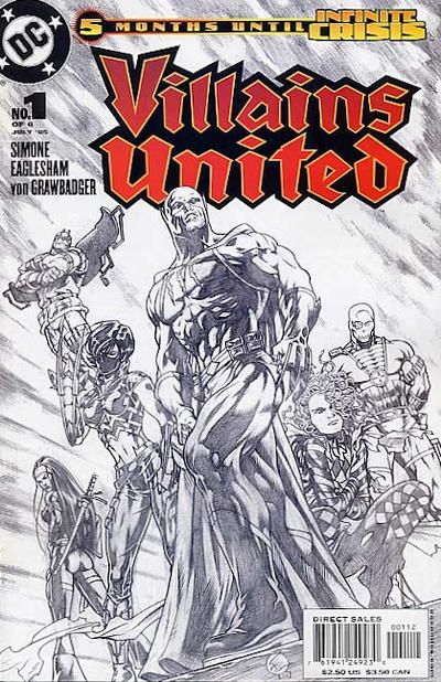 Cover for Villains United (DC, 2005 series) #1 [Second Printing]