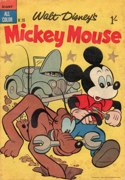 Cover for Walt Disney's Mickey Mouse (W. G. Publications; Wogan Publications, 1956 series) #20