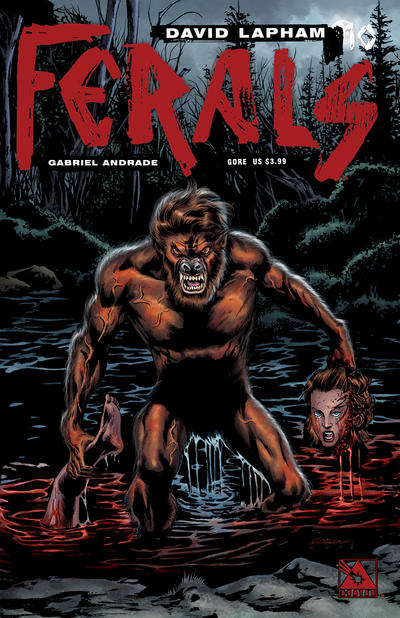 Cover for Ferals (Avatar Press, 2012 series) #10 [Gore Variant Cover by Gabriel Andrade]