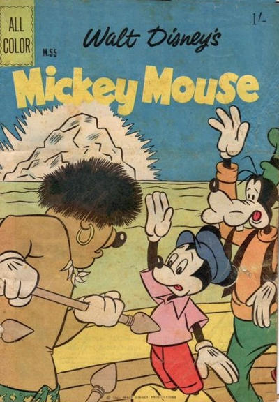 Cover for Walt Disney's Mickey Mouse (W. G. Publications; Wogan Publications, 1956 series) #55