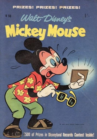 Cover for Walt Disney's Mickey Mouse (W. G. Publications; Wogan Publications, 1956 series) #98