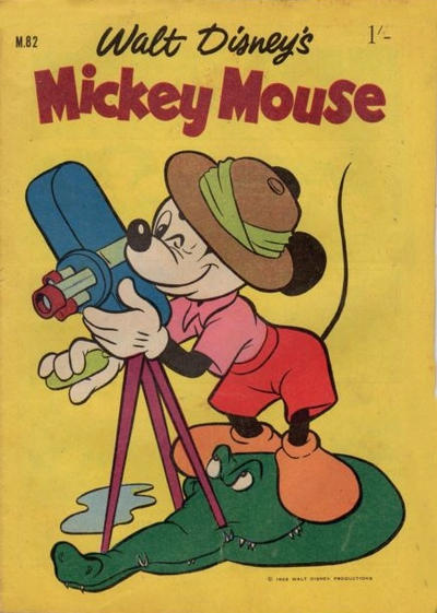 Cover for Walt Disney's Mickey Mouse (W. G. Publications; Wogan Publications, 1956 series) #82