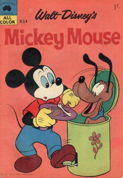 Cover for Walt Disney's Mickey Mouse (W. G. Publications; Wogan Publications, 1956 series) #54