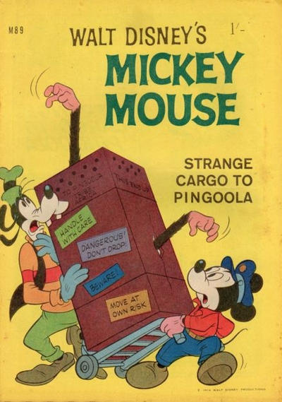 Cover for Walt Disney's Mickey Mouse (W. G. Publications; Wogan Publications, 1956 series) #89