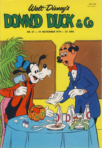 Cover for Donald Duck & Co (Hjemmet / Egmont, 1948 series) #47/1974