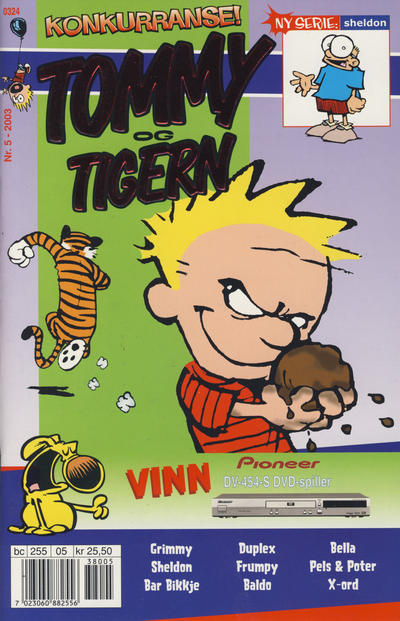 Cover for Tommy og Tigern (Bladkompaniet / Schibsted, 1989 series) #5/2003