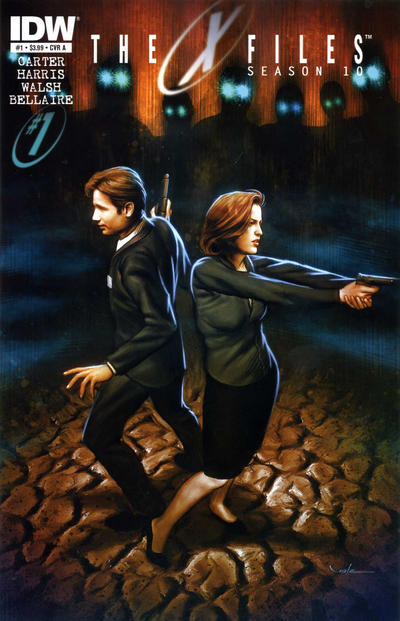 Cover for The X-Files: Season 10 (IDW, 2013 series) #1 [Cover A - Carlos Valenzuela]