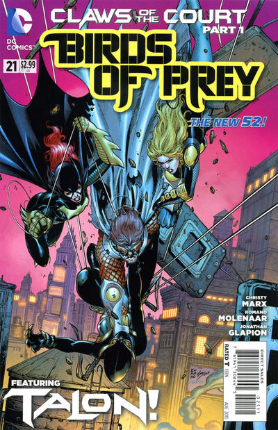 Cover for Birds of Prey (DC, 2011 series) #21