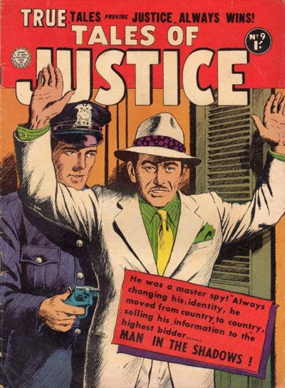Cover for Tales of Justice (Horwitz, 1950 ? series) #9