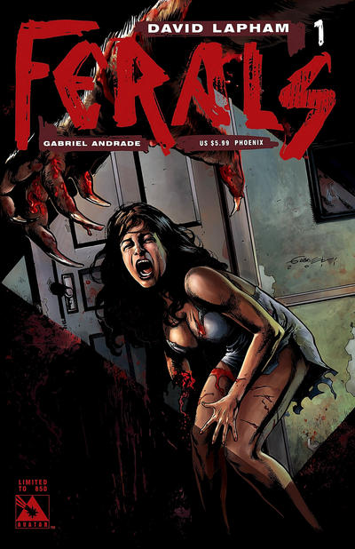 Cover for Ferals (Avatar Press, 2012 series) #1 [Phoenix Comic Con Exclusive Variant by Gabriel Andrade]