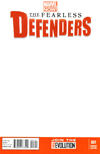 Cover for Fearless Defenders (Marvel, 2013 series) #1 [Blank Cover Variant]
