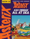 Cover for Asterix (Hodder & Stoughton, 1969 series) #35 [orange logo]