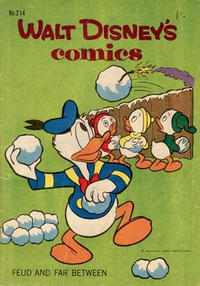 Cover Thumbnail for Walt Disney's Comics (W. G. Publications; Wogan Publications, 1946 series) #214