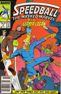 Cover for Speedball (Marvel, 1988 series) #3 [Newsstand]