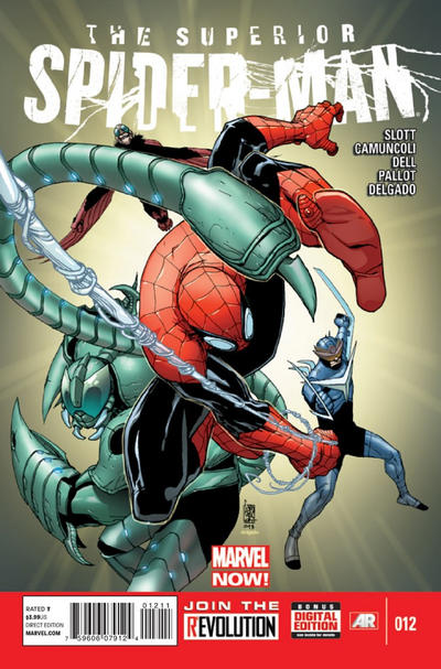 Cover for Superior Spider-Man (Marvel, 2013 series) #12 [Direct Edition]