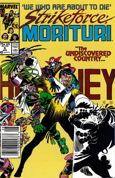 Cover for Strikeforce: Morituri (Marvel, 1986 series) #9 [Newsstand]