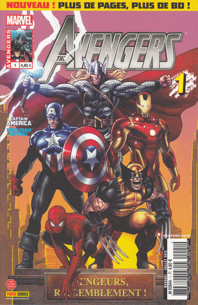 Cover for Avengers (Panini France, 2012 series) #1