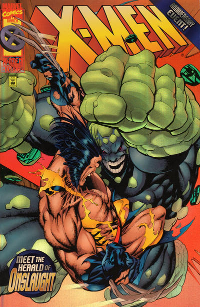 Cover for X-Men (Marvel, 1991 series) #50 [Gold Variant]