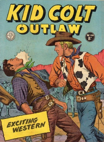 Cover for Kid Colt Outlaw (Horwitz, 1952 ? series) #146