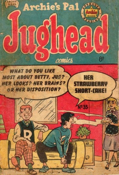 Cover for Archie's Pal Jughead (H. John Edwards, 1950 ? series) #35