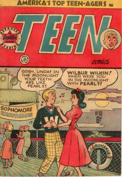 Cover for Teen Comics (H. John Edwards, 1950 ? series) #10