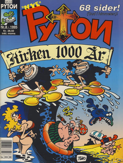 Cover for Pyton (Bladkompaniet / Schibsted, 1988 series) #8/1995
