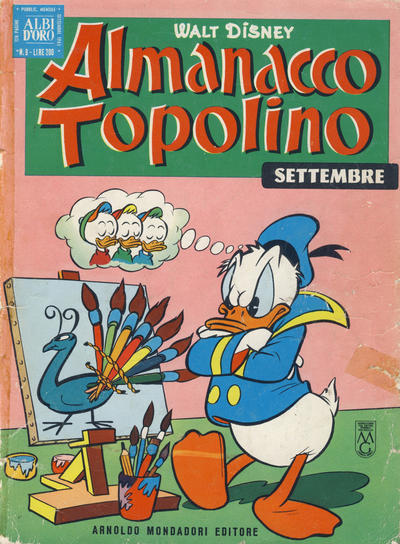 Cover for Almanacco Topolino (Mondadori, 1957 series) #105