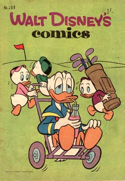 Cover for Walt Disney's Comics (W. G. Publications; Wogan Publications, 1946 series) #209