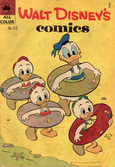 Cover for Walt Disney's Comics (W. G. Publications; Wogan Publications, 1946 series) #172