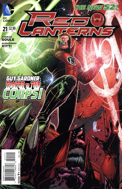 Cover for Red Lanterns (DC, 2011 series) #21