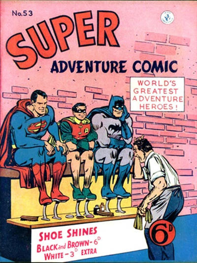 Cover for Super Adventure Comic (K. G. Murray, 1950 series) #53 [Price difference]