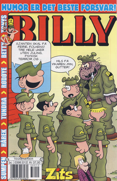 Cover for Billy (Hjemmet / Egmont, 1998 series) #12/2013