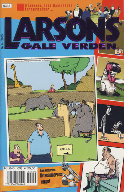Cover for Larsons gale verden (Bladkompaniet / Schibsted, 1992 series) #9/2003